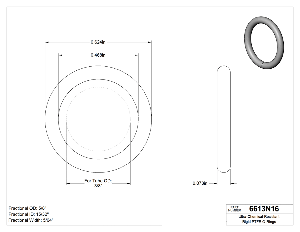 Technical drawing - 6613N16